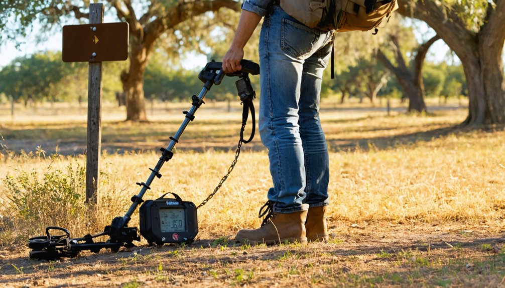 metal detecting regulations texas