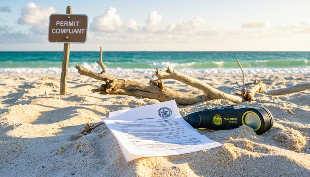 metal detecting restrictions enforced