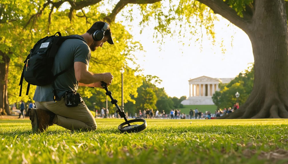 metal detecting rules nashville