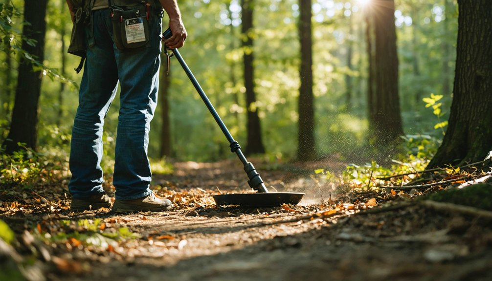 metal detecting rules permit