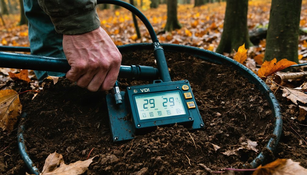metal detecting vdi interpretation
