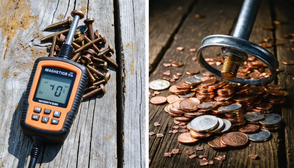 metal detection technology differences