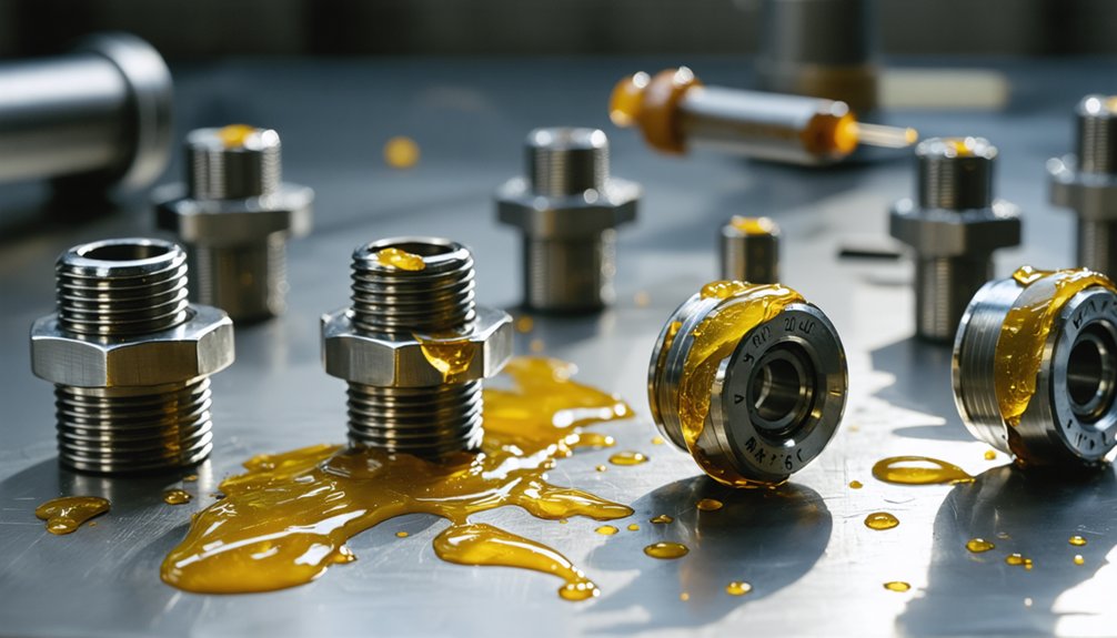 metal detector part lubrication