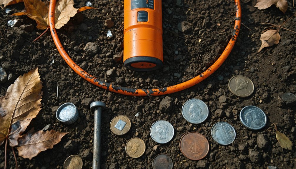 metal detector target recognition