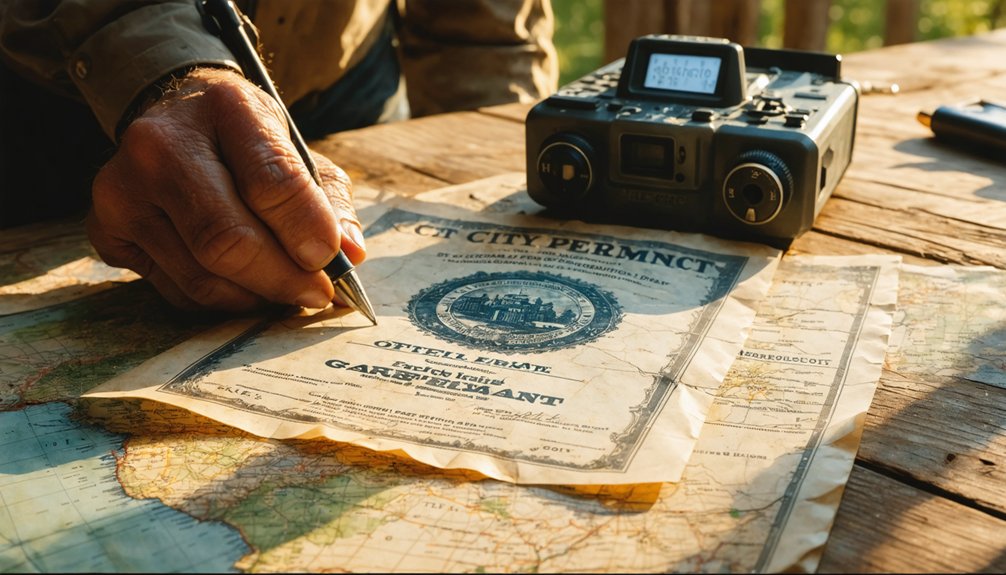 navigating complex permit requirements for metal detecting