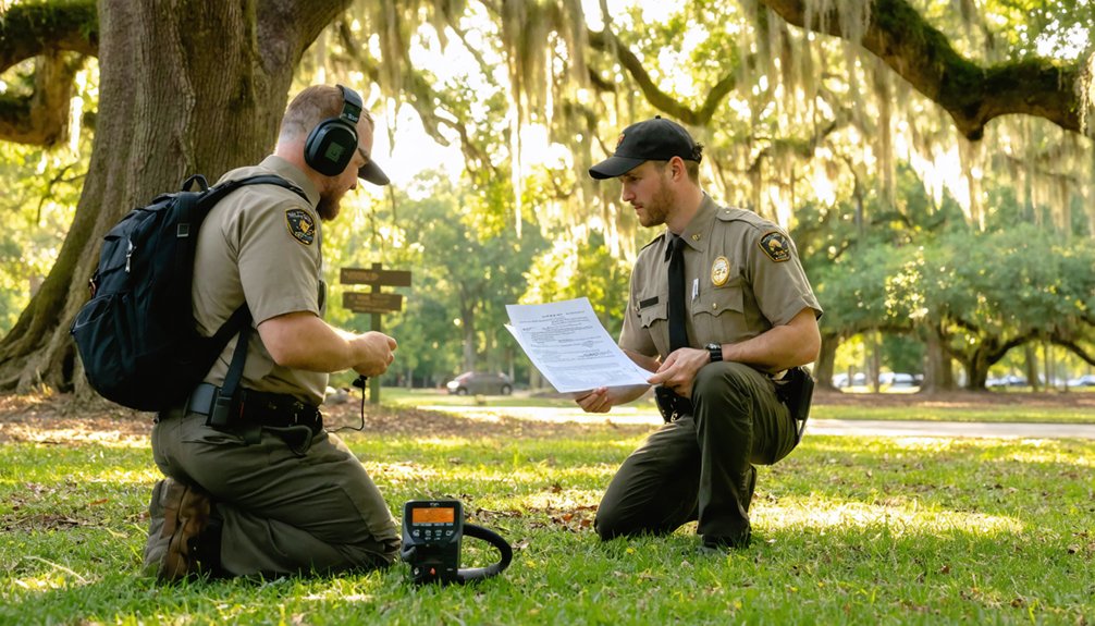 obtain permits before detecting