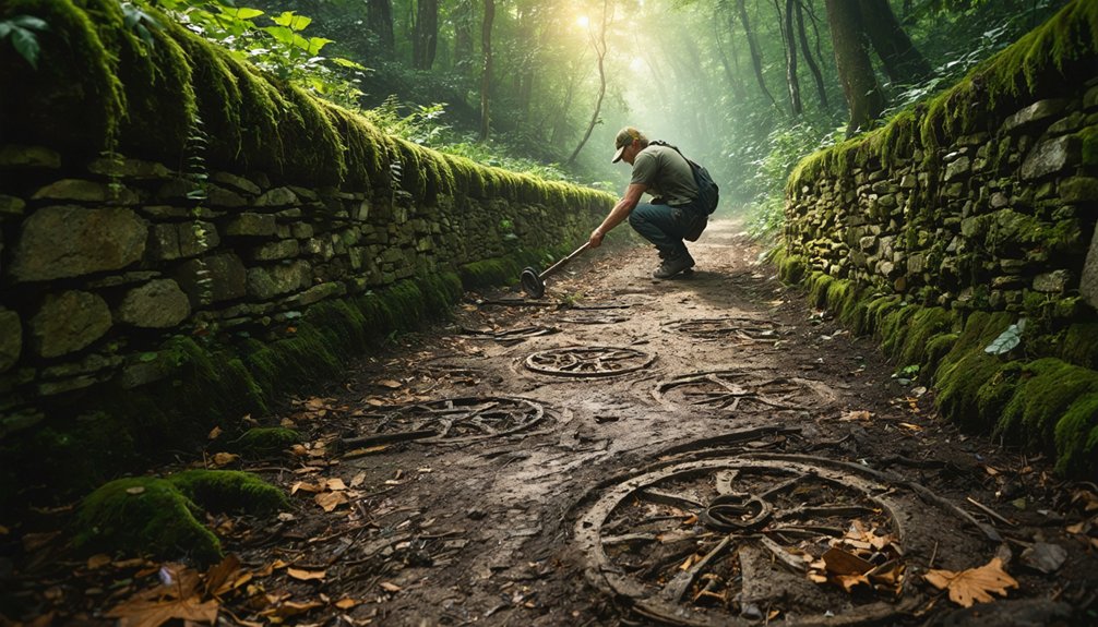 old routes for metal detecting