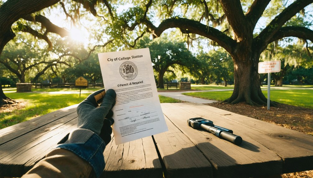 permission required for metal detecting