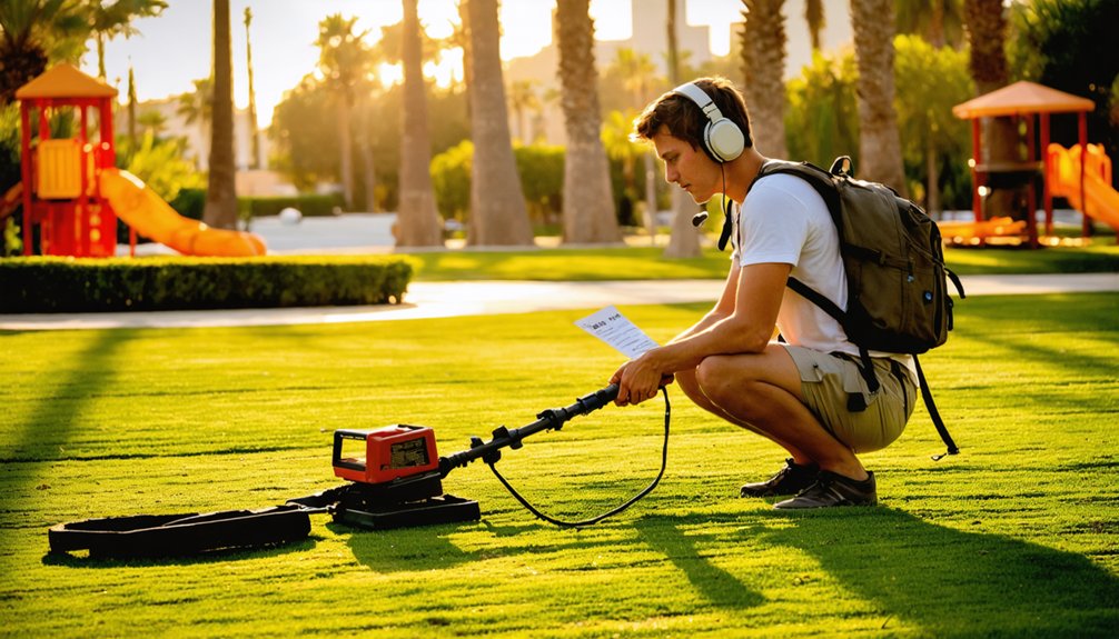 permit regulated metal detecting in anaheim parks