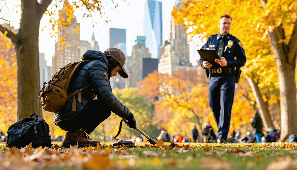 permits parks and metal detecting rules