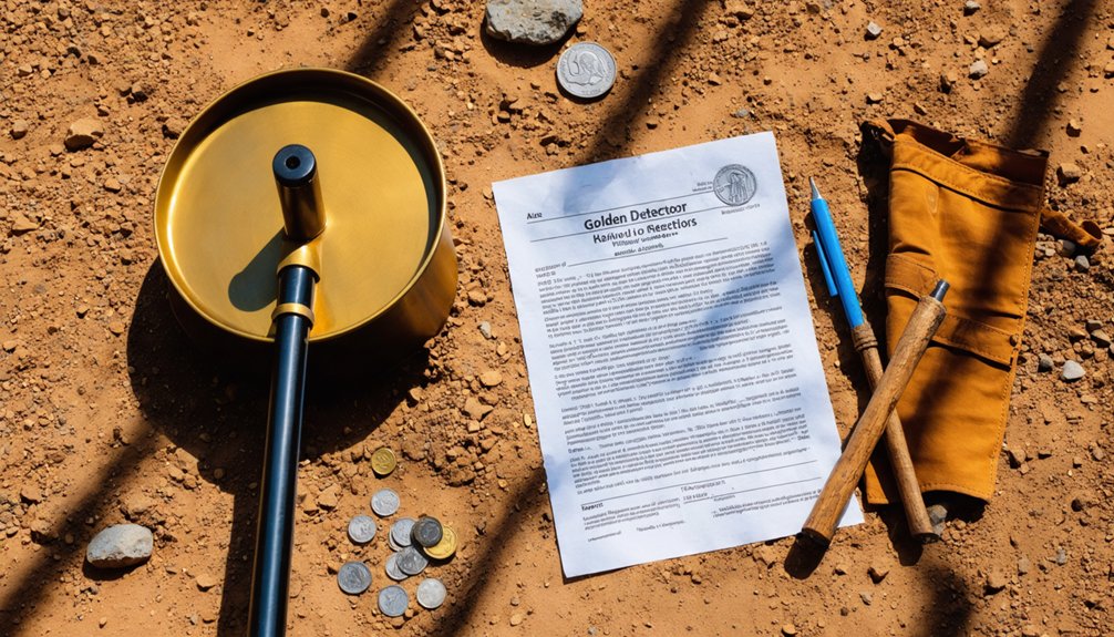 permits parks and metal detecting rules