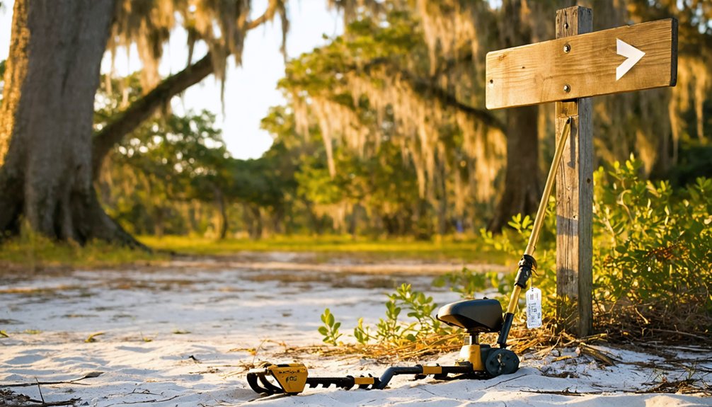 permits parks and metal detecting rules