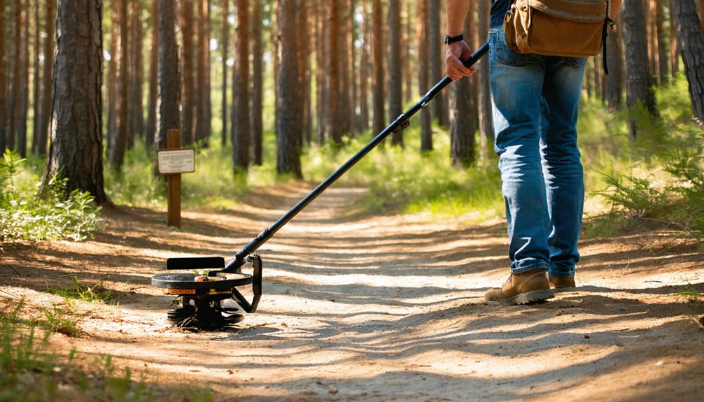 permits parks and metal detecting rules