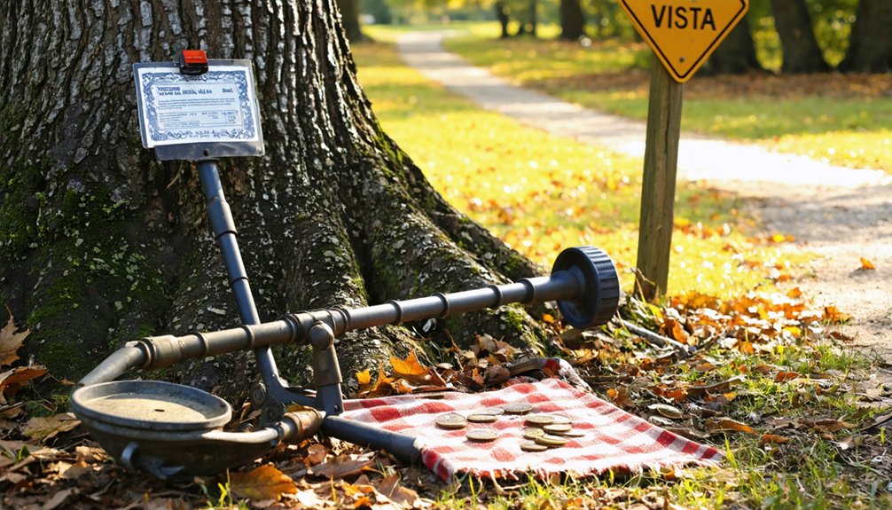 permits parks and rules for metal detecting