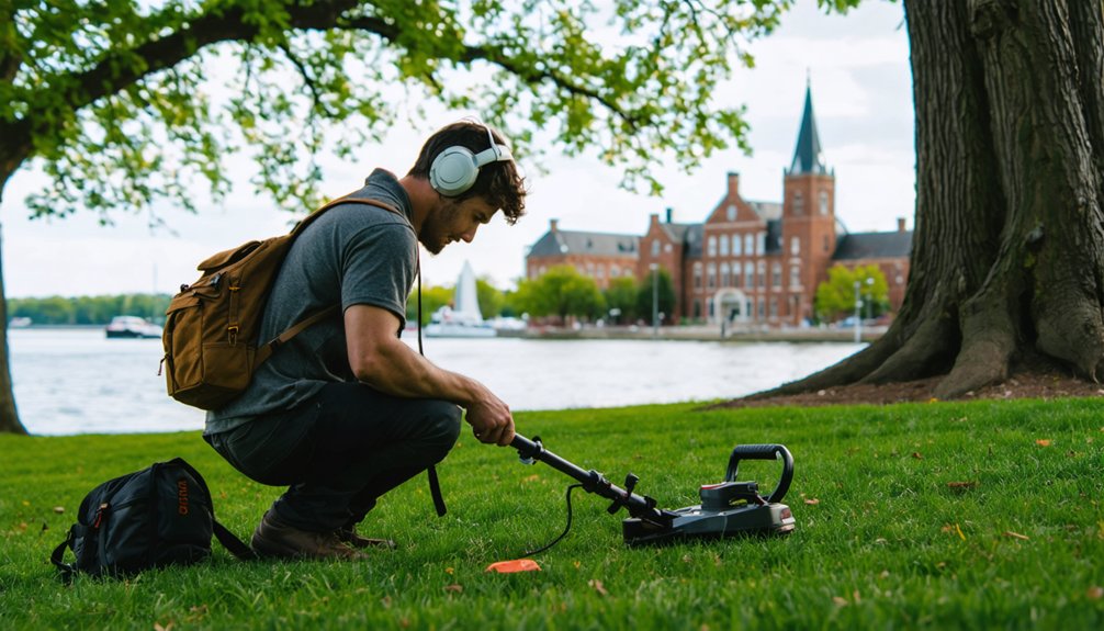 permits parks and rules for metal detecting