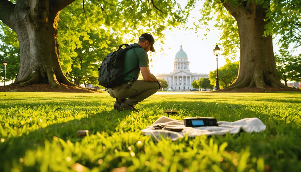 permits parks rules metal detecting