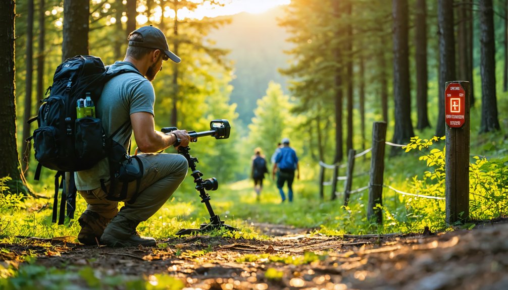 permitted metal detecting with written permit
