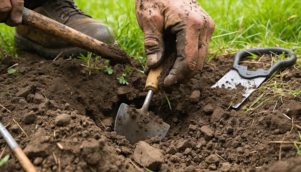 precise digging for treasures