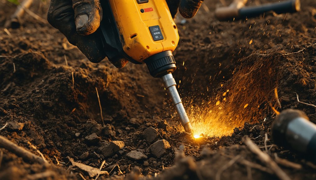 precise metal detection location