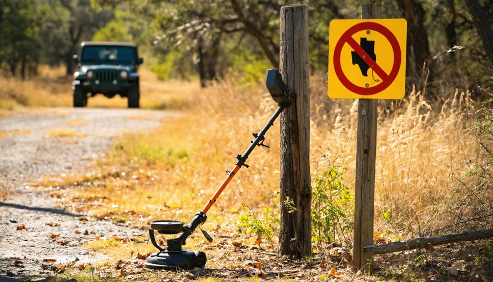 preserve cultural heritage restrict metal detecting