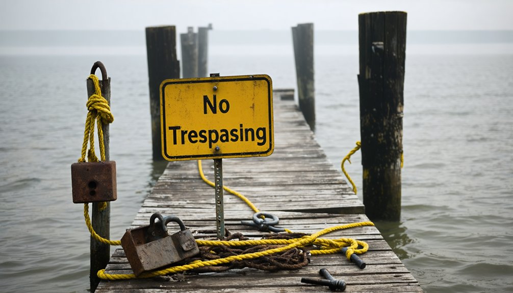 private waterway access restrictions