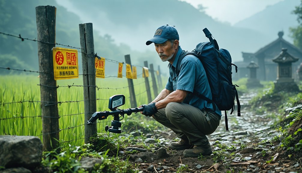 proceed with caution during metal detecting