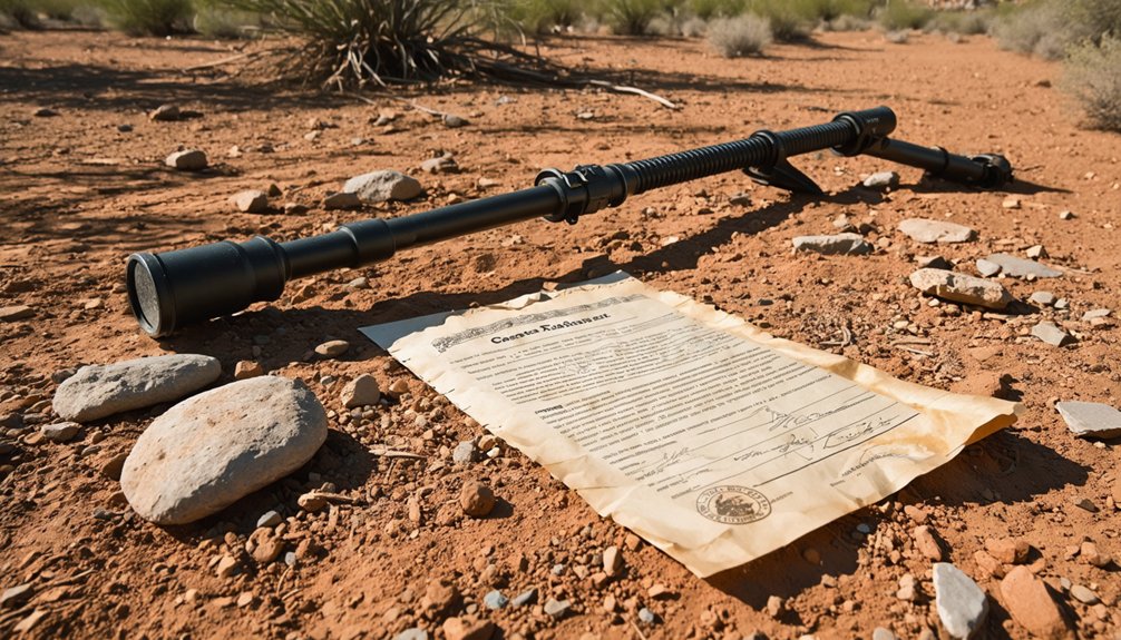 proper permits required for metal detecting