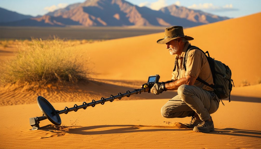 prospecting for desert gold