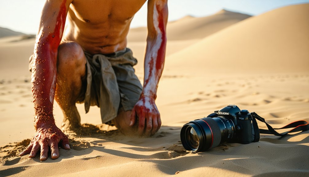 protects skin during detection