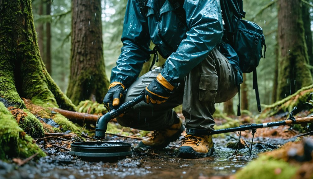 rainy season metal detecting tips