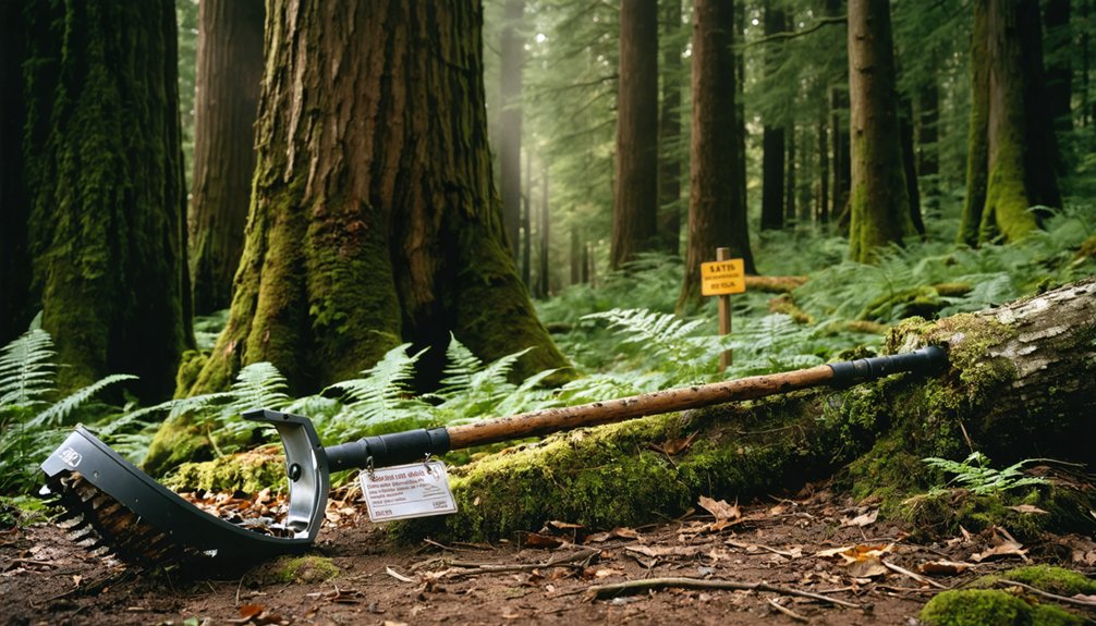 regulated metal detecting in national forests