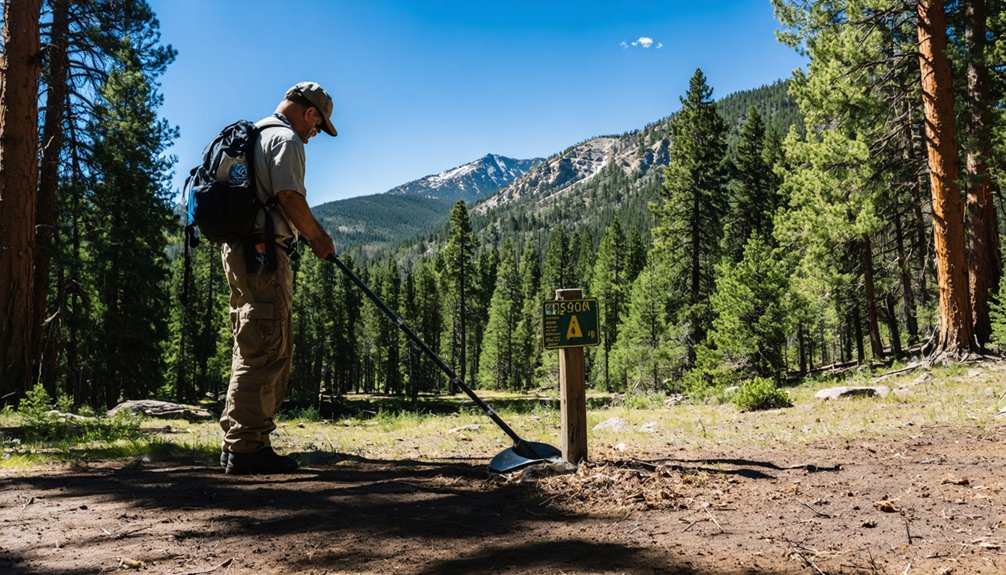 regulations and permits govern federal land detection