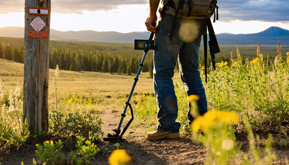 regulations for federal metal detecting