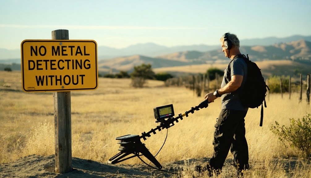 regulations restrict federal land detection