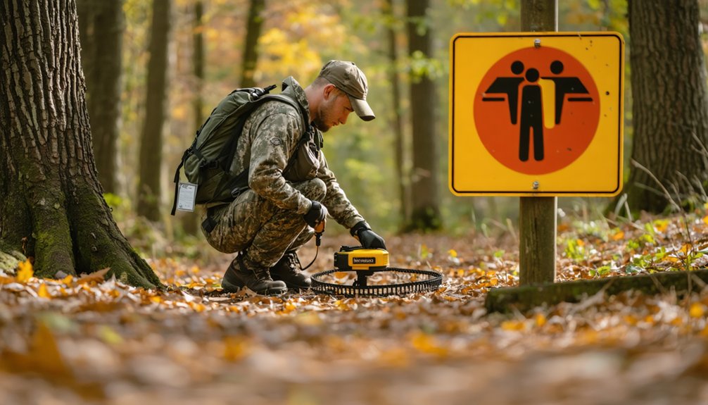 regulatory confusion over metal detecting restrictions