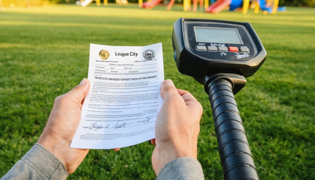 responsible metal detecting authorization required