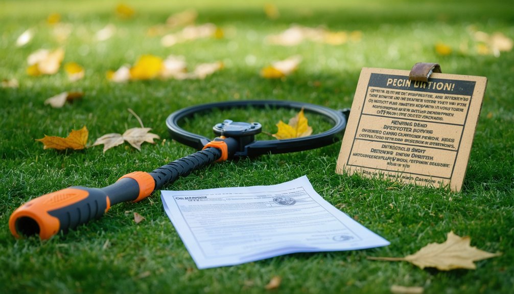 restricted metal detection authorization required