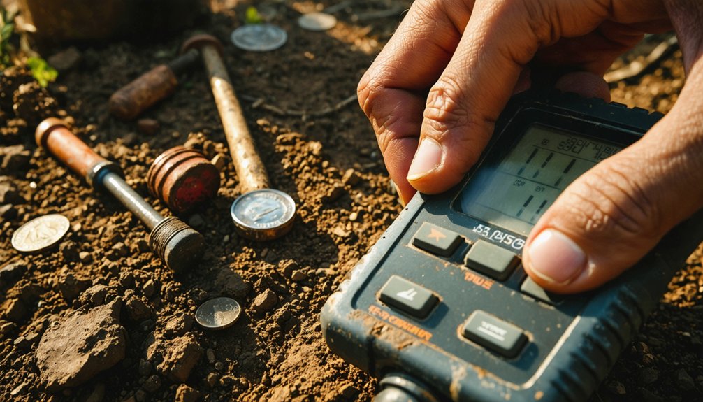 revealing silenced ferrous targets beneath coil