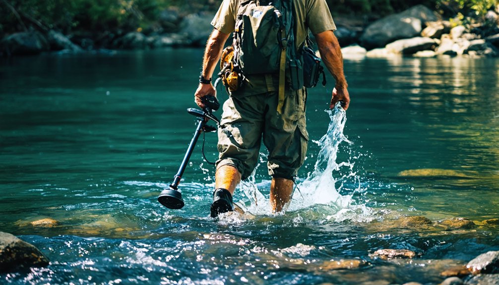 river metal detecting techniques
