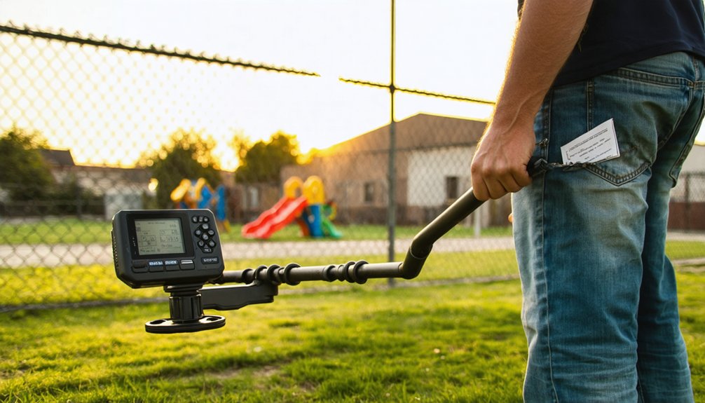 school grounds metal detecting regulations