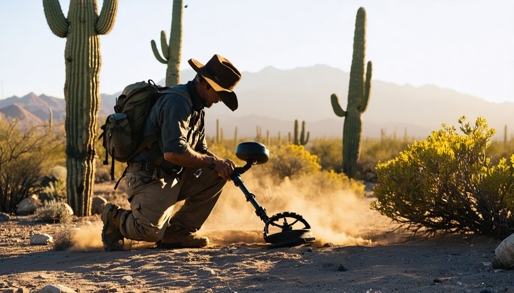 searching for hidden treasures