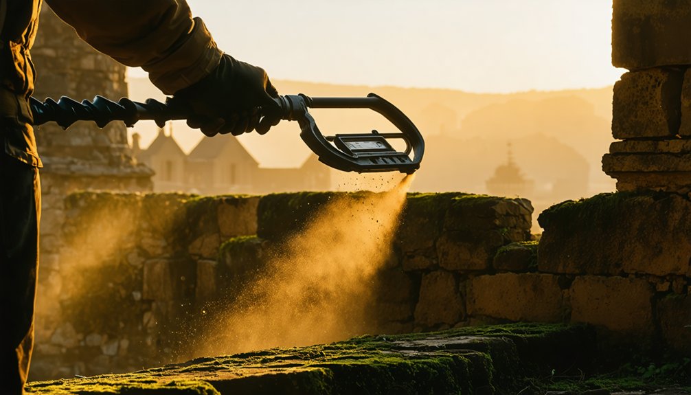 searching for historical artifacts