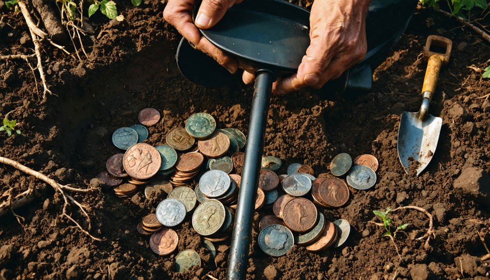 searching for valuable historical artifacts