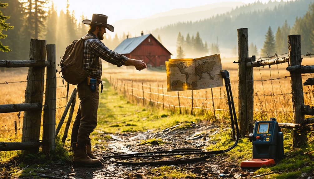 secure landowner permission before detecting