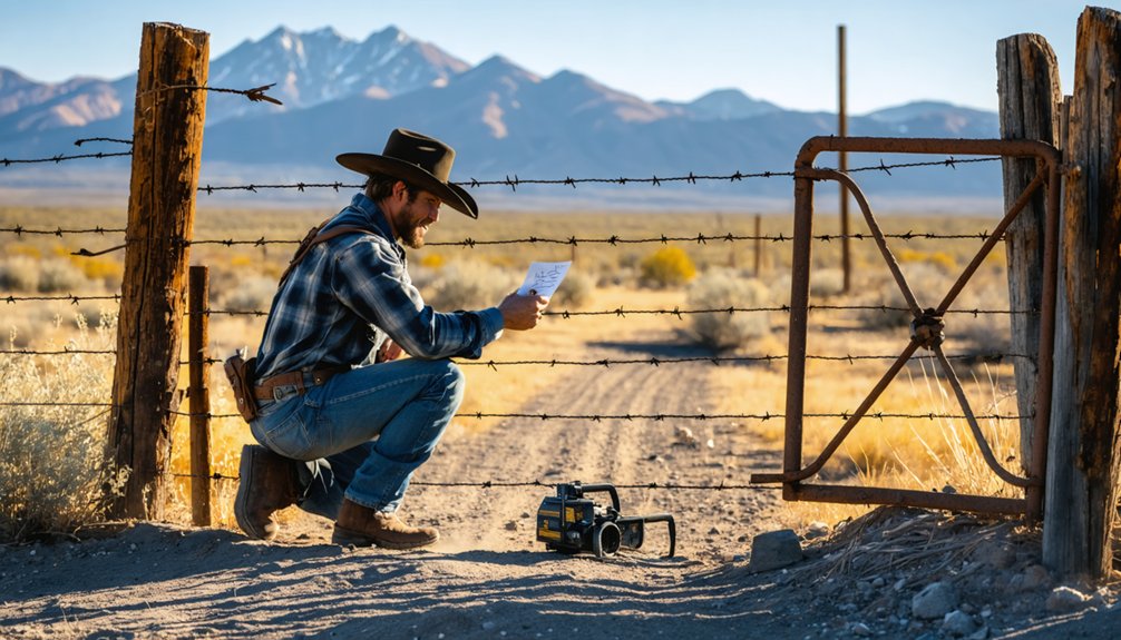 secure written permission before trespassing private property