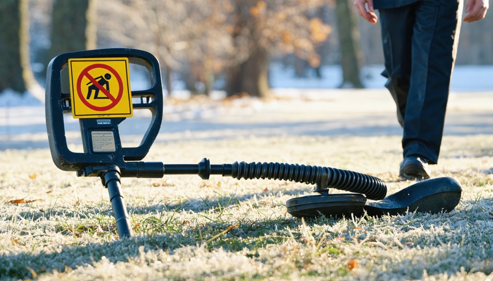 severe consequences for unlawful metal detecting