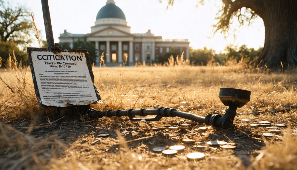 severe legal penalties for metal detecting violations