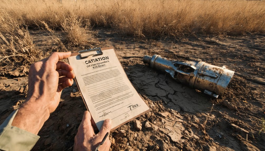 severe penalties for metal detecting violations