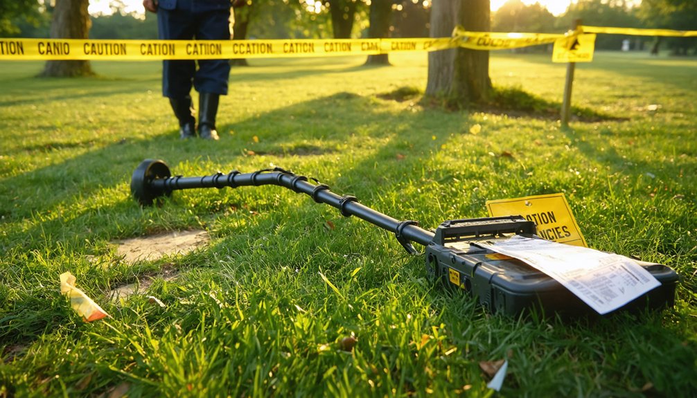 severe penalties for unauthorized metal detecting