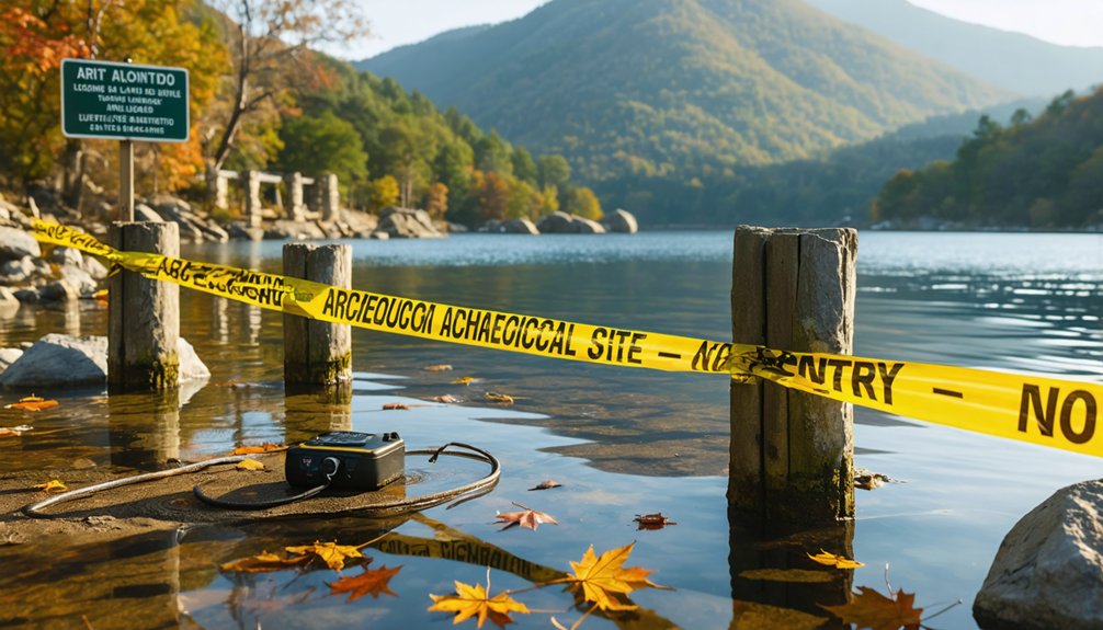 strict archaeological protection laws restrict digging